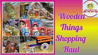 Home decor & Wooden Toys Shopping Haul Video