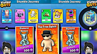 I Got Access to *Stumble Journey* & got 3 Free *special skins* in stumble guys🤩🔥