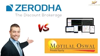 Zerodha vs Motilal Oswal - Stock Broker Comparison - Pricing, Trading Softwares, Leverage & More