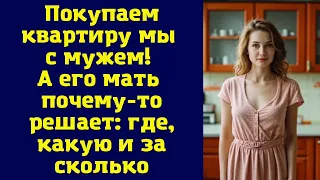 Покупаем квартиру мы с мужем! А его мать почему-то решает: где, какую и за сколько…