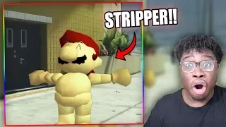 MARIO GETS FREAKY | SMG4: Grand Theft Mario - If Mario was in GTA V Reaction!