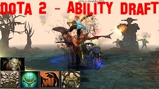 Dota 2 Ability Draft - Lycan with Grow, Avalanche, Natural Order, and Sticky Napalm.