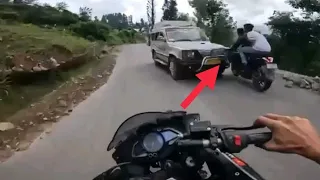 VIRAL VIDEO FROM KASHMIR OF HORRIFIC BIKE ACCIDENT 😭||ON SPOT DEATH 😭