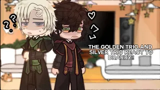 “The golden trio and bronze trio react to Drarry”!! || HP || drarry || gacha club || Check des || ‼️