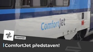 Nové dálkové vlaky ComfortJet v Praze | REPORTÁŽ