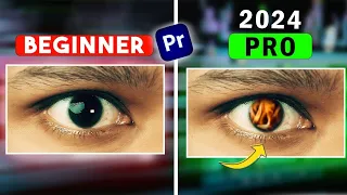 Eye Zoom Transition by Masking  in Premiere Pro |  (  Premiere Pro tutorial 2024 )