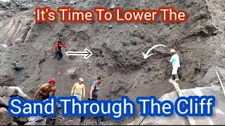 It's Time to Lower The Sand Through The Cliff