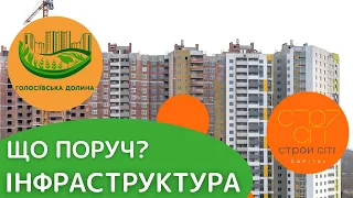 ІНФРАСТРУКТУРА ЖК ГОЛОСІЇВСЬКА ДОЛИНА І ЩО ПОРУЧ?