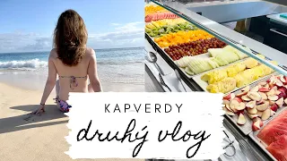 NAŠE DOVOLENÁ SNŮ POKRAČUJE☀️| JÍDLO 🍜 | PLÁŽ 🌊 | KAPVERDY 🏝| SAL |