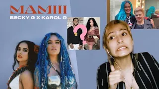 Vídeo Reacción de MAMI KAROL G & BECKY G