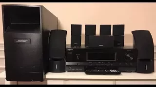 How to install a Bose Acoustimass TO A SONY RECEIVER Home theater system TA
