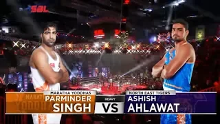 Parminder Singh v/s Ashish Ahlawat | Maratha Yoddhas v/s North East Tigers