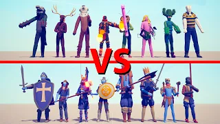 SCP Team vs RANDOM Team - Totally Accurate Battle Simulator TABS