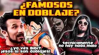 10 FAMOSOS QUE HAN HECHO DOBLAJE | VOCES QUE DAN VIDA