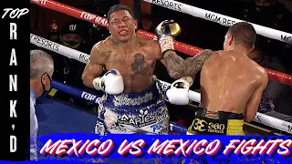 8 Greatest Mexico vs Mexico Super Fights of All-Time | Top Rank'd | Navarrete vs Valdez Aug 12 ESPN