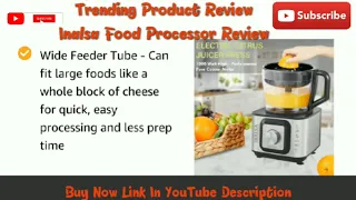 Inalsa Food Processor INOX 1000-Watt With Blender Jar Review /#inalsa /#foodprocessor /#branded