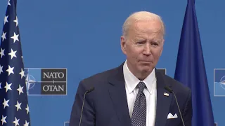 President Biden Speaks After Meeting with Euro Allies LIVE