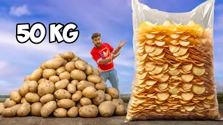 50 Kg Potato = How Many Chips ?...कितने चिप्स बनेंगे ?