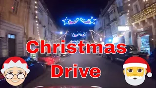 Christmas Night Drive , Santa Venera -Hamrum-Floriana, MALTA