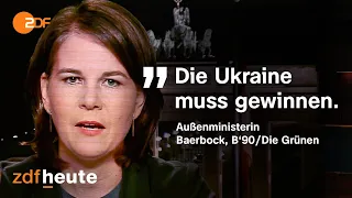 Baerbocks klares Bekenntnis zum Kriegs-Ziel: "Ukraine muss gewinnen" | Markus Lanz vom 1. Juni 2022