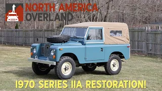 1970 Land Rover Series IIA Full Restoration NAO #046