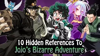 10 References To Jojo's Bizarre Adventure Hidden In Other Works!