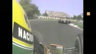 1991 SENNA vs PROST CANADA OPENING LAP ONBOARD