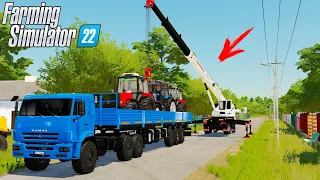 КУПИЛИ НОВЫЕ ТРАКТОРА НА ФЕРМУ. НОВЫЙ КРАН ДЛЯ ФЕРМЫ. FARMING SIMULATOR 22