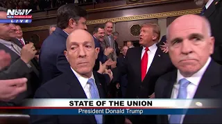 PRESIDENTIAL ENTRANCE: Trump Enters House Chamber to Address Congress #SOTU