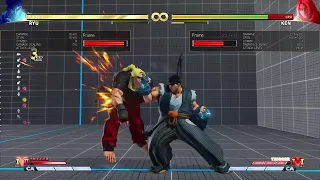 SFV:New Ryu VT2 Stun Combo. 551 Damage