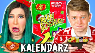 Obrzydliwy KALENDARZ ADWENTOWY BEAN BOOZLED! 🤢 Agnieszka Grzelak Vlog i Dominik Rupiński