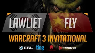 WC3 - Lawliet vs. Fly - Ting Warcraft Invitational - Group C - Lower Bracket Semifinal