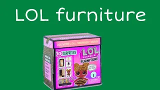 LOL Surprise Furniture Box Sets with Dolls and accessories