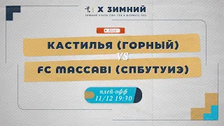 11 декабря 19:30 Кастилья (Горный) - FC Maccabi (СПбУТУиЭ)