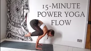 15 MINUTE POWER YOGA FLOW | Vinyasa Yoga Flow | CAT MEFFAN