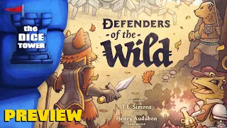 Defenders of the Wild the Board Game - A Dice Tower Preview by Ella