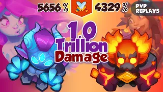 1 Trillion Damage - INSANE Battle Between Demon Hunter vs Meteor | PVP Rush Royale