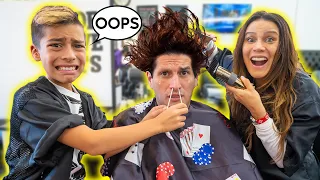 CUTTING People's HAIR For a DAY! BAD IDEA... | The Royalty Family