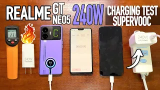 🔥240W WORLD'S Fastest Charging Test Result 👎Realme GT Neo5 /Realme GT3