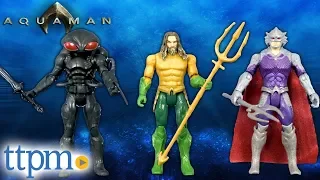 Aquaman, Orm, and Black Manta Figures from Mattel