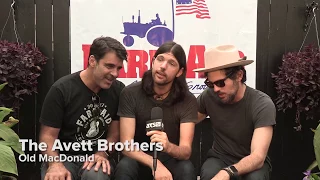 Avett Brothers Backstage at Farm Aid 2017