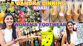 👠👟BANDRA LINKING ROAD SHOPPING 👡| Women's Footwear |Rainy, Wedding, Casual Chappals