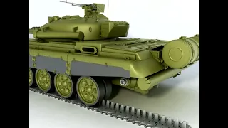 Танк Т-72. Замена нагнетающего и откачивающего насоса коробок передач
