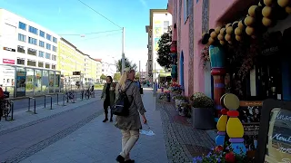 Magdeburg, Germany 🇩🇪 - Walking Tour around Breite Weg - 4K-HDR / Sunny Autumn