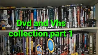 Dvd and V.h.s. collection part 1. Help i'm drowning in a sea of dvd.