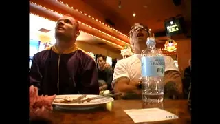 Anthony Kiedis and Flea Watching Mike Tyson's Fight