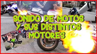 🏍 TOP Motores de 1,2,3,4,5,6,7,8 cilindros y sus distintos sonidos // 🍕 sound engine cylinder.🔥