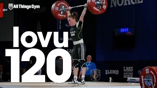 Cristina Iovu (53kg) 120kg Clean & Jerk 2016 European Weightlifting Championships