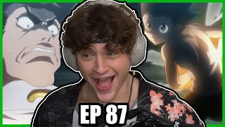 GON AND KILLUA VS KNUCKLE! || Hunter x Hunter REACTION: Episode 87