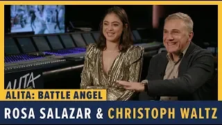 Rosa Salazar and Christoph Waltz Talk 'Alita: Battle Angel'